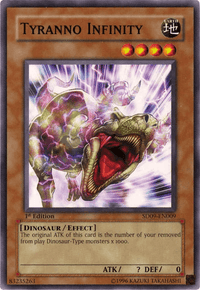Tyranno Infinity [SD09-EN009] Common - POKÉ JEUX