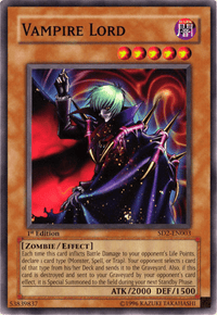 Vampire Lord [SD2-EN003] Common - POKÉ JEUX