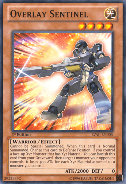 Overlay Sentinel [LVAL-EN005] Common - POKÉ JEUX