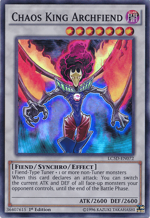 Chaos King Archfiend [LC5D-EN072] Super Rare - POKÉ JEUX