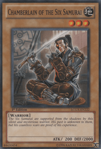 Chamberlain of the Six Samurai [LCGX-EN222] Common - POKÉ JEUX