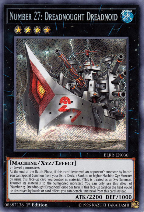 Number 27: Dreadnought Dreadnoid [BLRR-EN030] Secret Rare - POKÉ JEUX