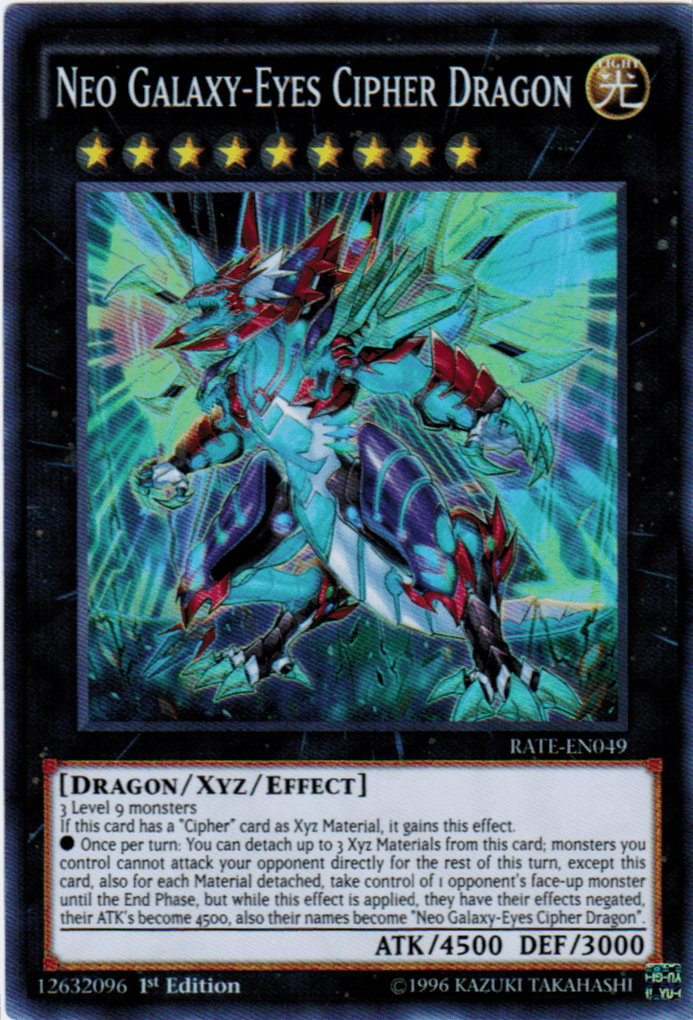 Neo Galaxy-Eyes Cipher Dragon [RATE-EN049] Super Rare - POKÉ JEUX