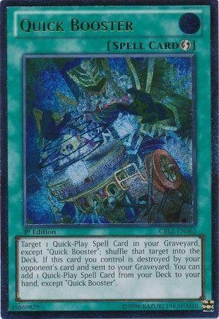 Quick Booster [CBLZ-EN065] Ultimate Rare - POKÉ JEUX