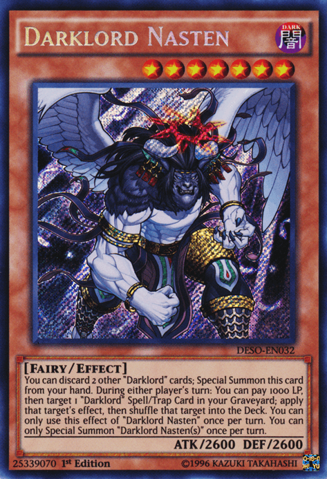 Darklord Nasten [DESO-EN032] Secret Rare - POKÉ JEUX