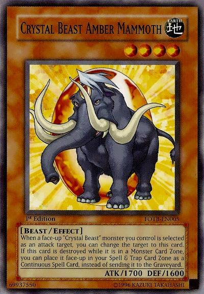 Crystal Beast Amber Mammoth [FOTB-EN005] Common - POKÉ JEUX