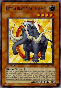 Crystal Beast Amber Mammoth [FOTB-EN005] Common - POKÉ JEUX
