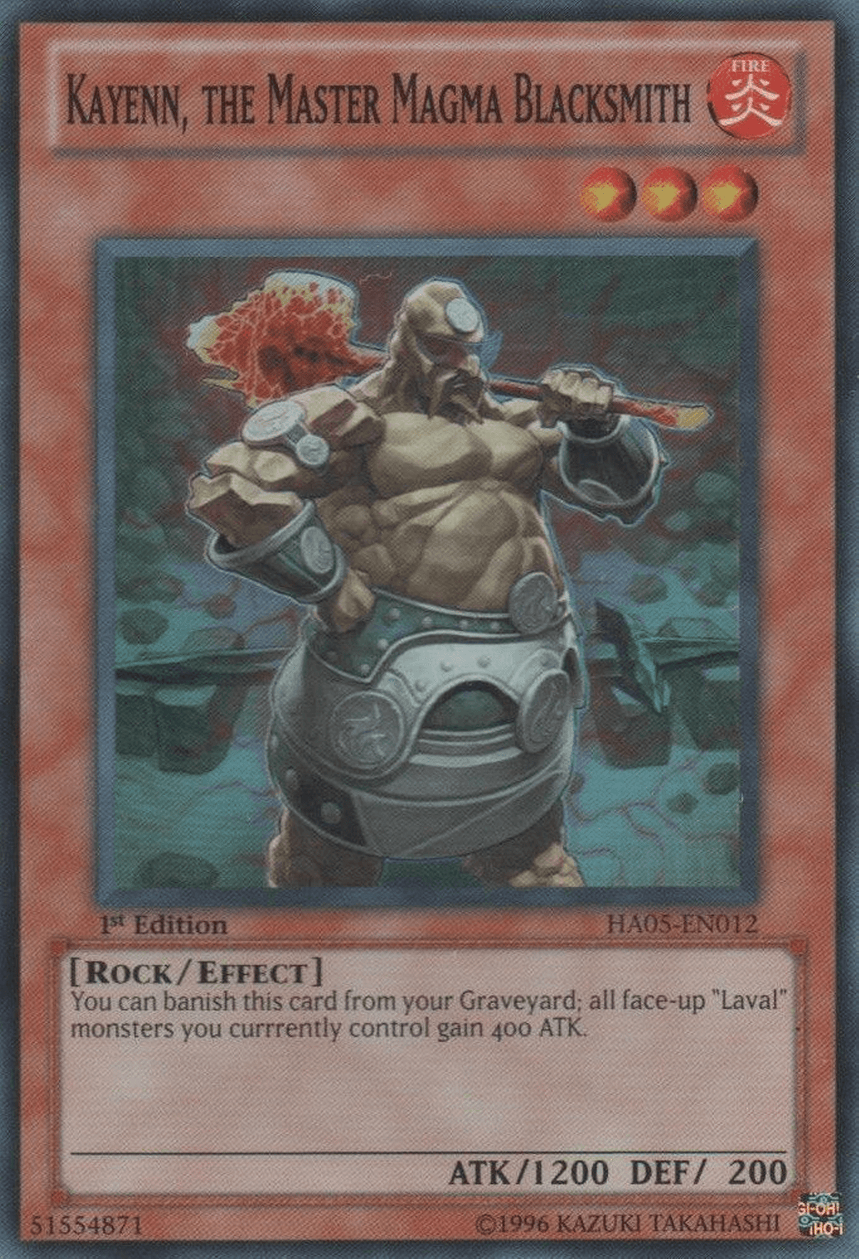 Kayenn, the Master Magma Blacksmith [HA05-EN012] Super Rare - POKÉ JEUX