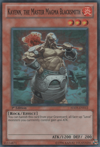 Kayenn, the Master Magma Blacksmith [HA05-EN012] Super Rare - POKÉ JEUX