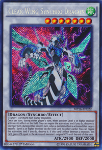 Clear Wing Synchro Dragon [MP16-EN022] Secret Rare - POKÉ JEUX