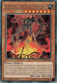Kumongous, the Sticky String Kaiju [CORE-EN088] Rare - POKÉ JEUX