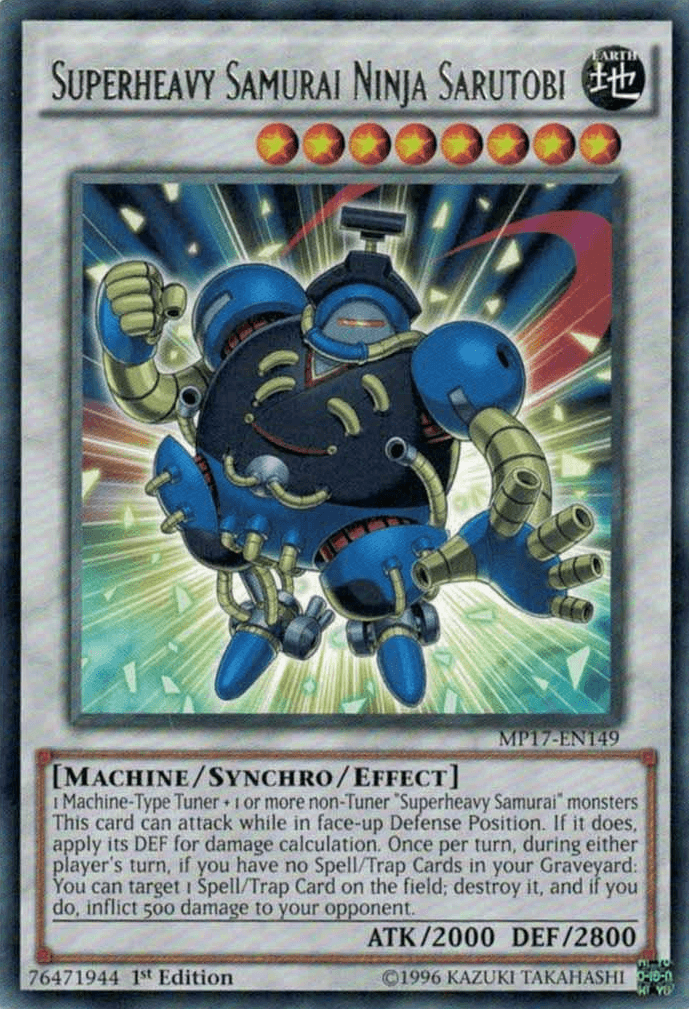 Superheavy Samurai Ninja Sarutobi [MP17-EN149] Rare - POKÉ JEUX