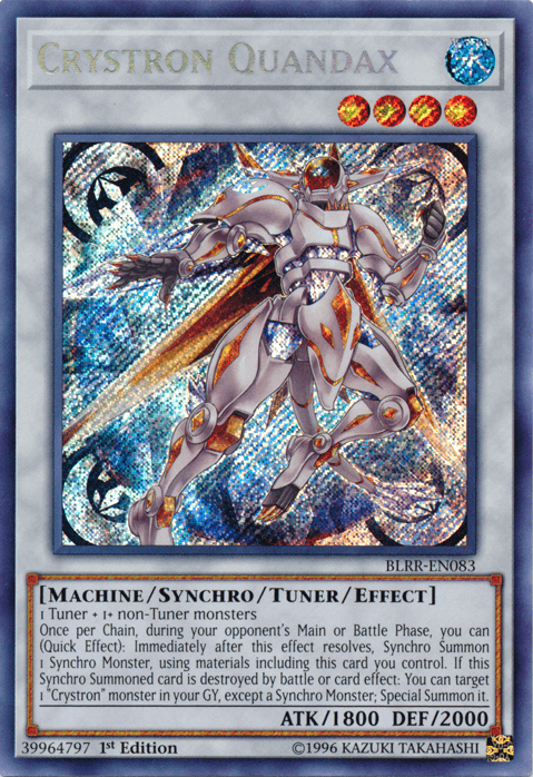 Crystron Quandax [BLRR-EN083] Secret Rare - POKÉ JEUX