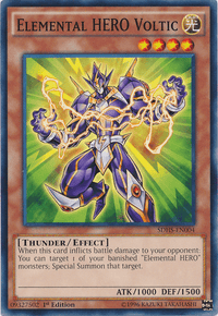 Elemental Hero Voltic [SDHS-EN004] Common - POKÉ JEUX
