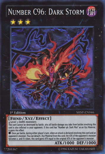 Number C96: Dark Storm [SHSP-EN046] Super Rare - POKÉ JEUX