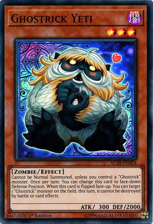 Ghostrick Yeti [AC18-EN004] Super Rare - POKÉ JEUX