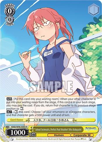School Swimsuits, Perfect Pool Weather! Miss Kobayashi [Miss Kobayashi's Dragon Maid] - POKÉ JEUX