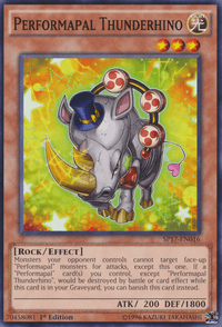 Performapal Thunderhino [SP17-EN016] Common - POKÉ JEUX