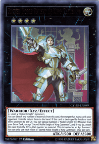 Sacred Noble Knight of King Custennin [CYHO-EN089] Ultra Rare - POKÉ JEUX