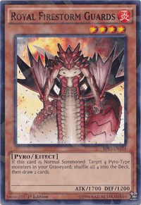 Royal Firestorm Guards [BP03-EN034] Shatterfoil Rare - POKÉ JEUX