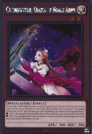 Gwenhwyfar, Queen of Noble Arms [NKRT-EN012] Platinum Rare - POKÉ JEUX