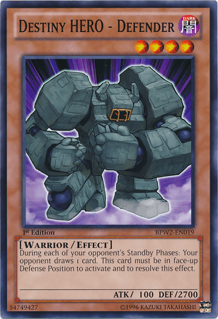 Destiny Hero - Defender [BPW2-EN019] Common - POKÉ JEUX
