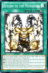 Return of the Monarchs [SR01-EN026] Common - POKÉ JEUX