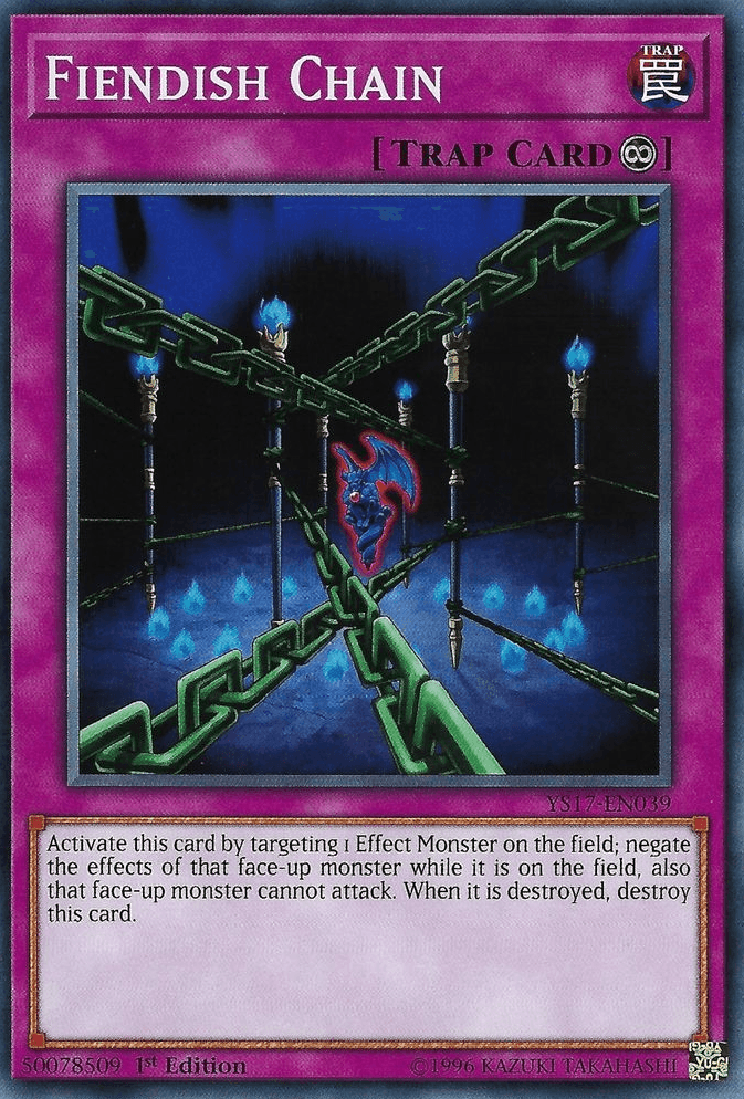Fiendish Chain [YS17-EN039] Common - POKÉ JEUX