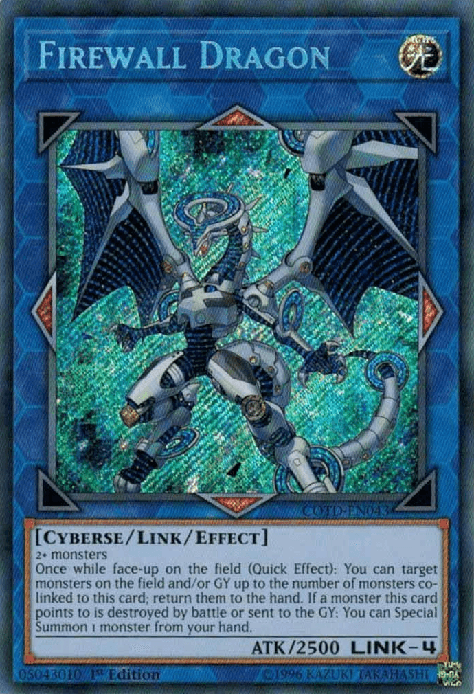 Firewall Dragon [COTD-EN043] Secret Rare - POKÉ JEUX