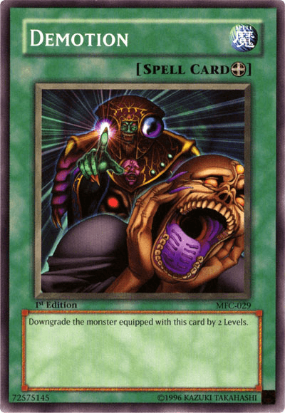 Demotion [MFC-029] Common - POKÉ JEUX