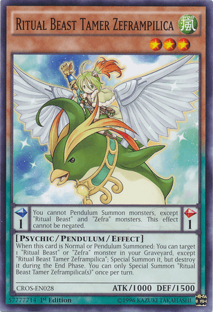Ritual Beast Tamer Zeframpilica [CROS-EN028] Common - POKÉ JEUX