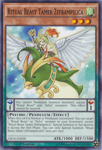 Ritual Beast Tamer Zeframpilica [CROS-EN028] Common - POKÉ JEUX