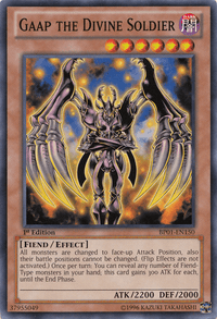 Gaap the Divine Soldier [BP01-EN150] Common - POKÉ JEUX