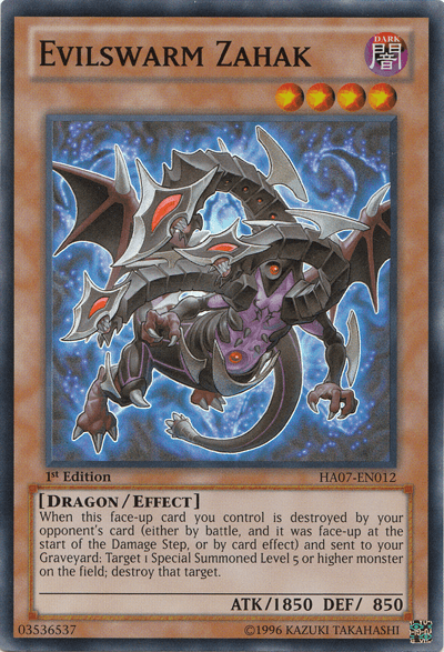 Evilswarm Zahak [HA07-EN012] Super Rare - POKÉ JEUX