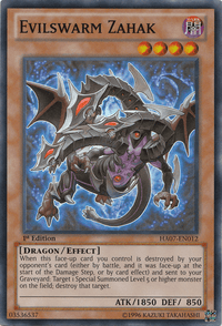 Evilswarm Zahak [HA07-EN012] Super Rare - POKÉ JEUX