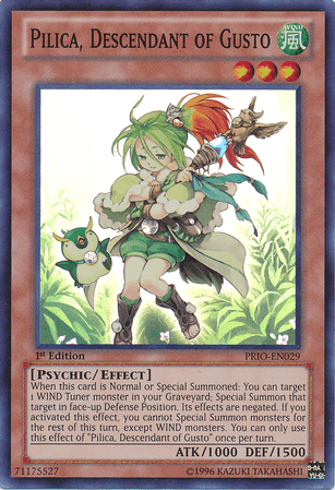 Pilica, Descendant of Gusto [PRIO-EN029] Super Rare - POKÉ JEUX