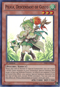 Pilica, Descendant of Gusto [PRIO-EN029] Super Rare - POKÉ JEUX