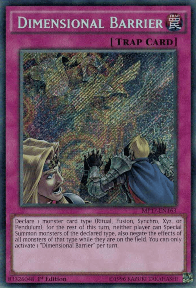 Dimensional Barrier [MP17-EN163] Secret Rare - POKÉ JEUX