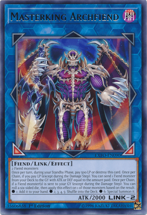 Masterking Archfiend [EXFO-EN090] Rare - POKÉ JEUX