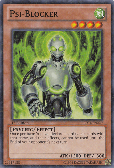 Psi-Blocker [BP01-EN220] Starfoil Rare - POKÉ JEUX