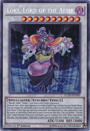 Loki, Lord of the Aesir [LC5D-EN190] Secret Rare - POKÉ JEUX