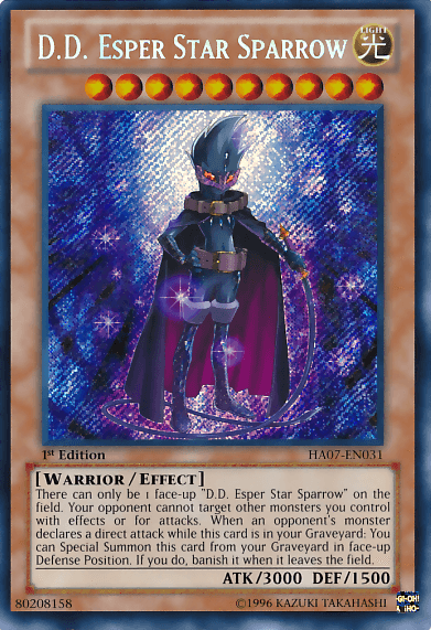 D.D. Esper Star Sparrow [HA07-EN031] Secret Rare - POKÉ JEUX