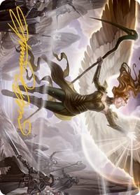 Sigarda's Splendor Art Card (Gold-Stamped Signature) [Innistrad: Midnight Hunt Art Series]