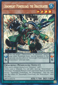 Dinomight Powerload, the Dracoslayer [MP23-EN174] Prismatic Secret Rare - POKÉ JEUX