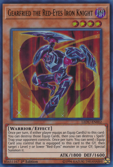 Gearfried the Red-Eyes Iron Knight [LEDU-EN002] Ultra Rare - POKÉ JEUX