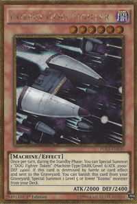 Kozmo Dog Fighter [PGL3-EN030] Gold Secret Rare - POKÉ JEUX