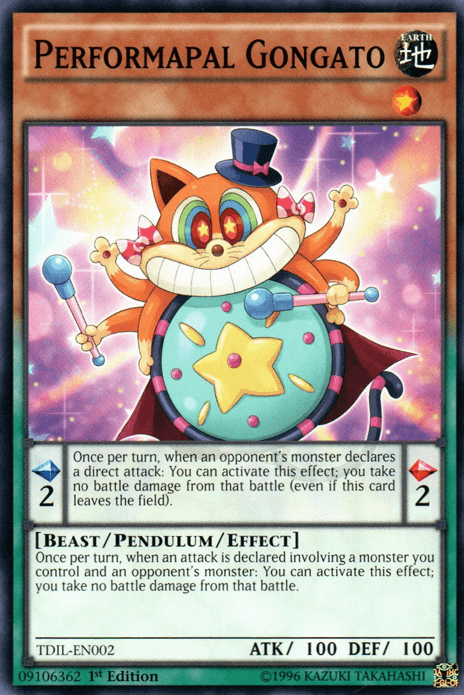 Performapal Gongato [TDIL-EN002] Common - POKÉ JEUX