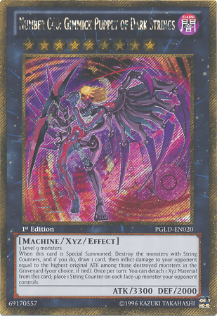 Number C40: Gimmick Puppet of Dark Strings [PGLD-EN020] Gold Secret Rare - POKÉ JEUX