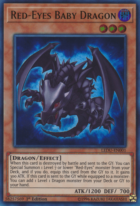 Red-Eyes Baby Dragon [LEDU-EN001] Ultra Rare - POKÉ JEUX