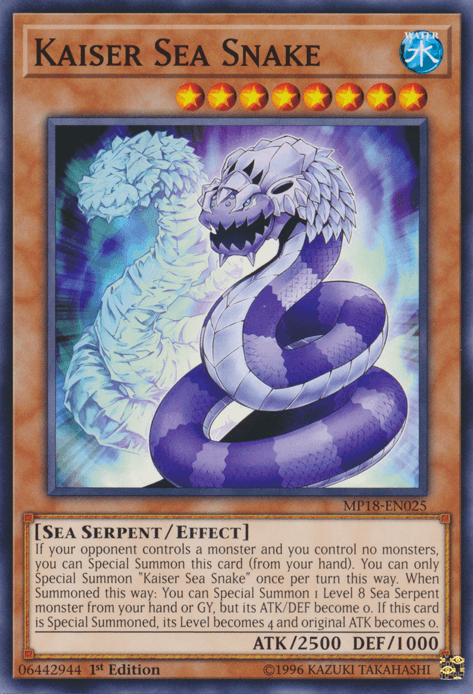Kaiser Sea Snake [MP18-EN025] Common - POKÉ JEUX